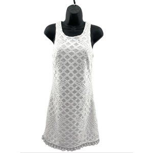 Lilly Pulitzer Marquette Shift Dress Pineapple Geo Lace Size XSmall XS Pristine